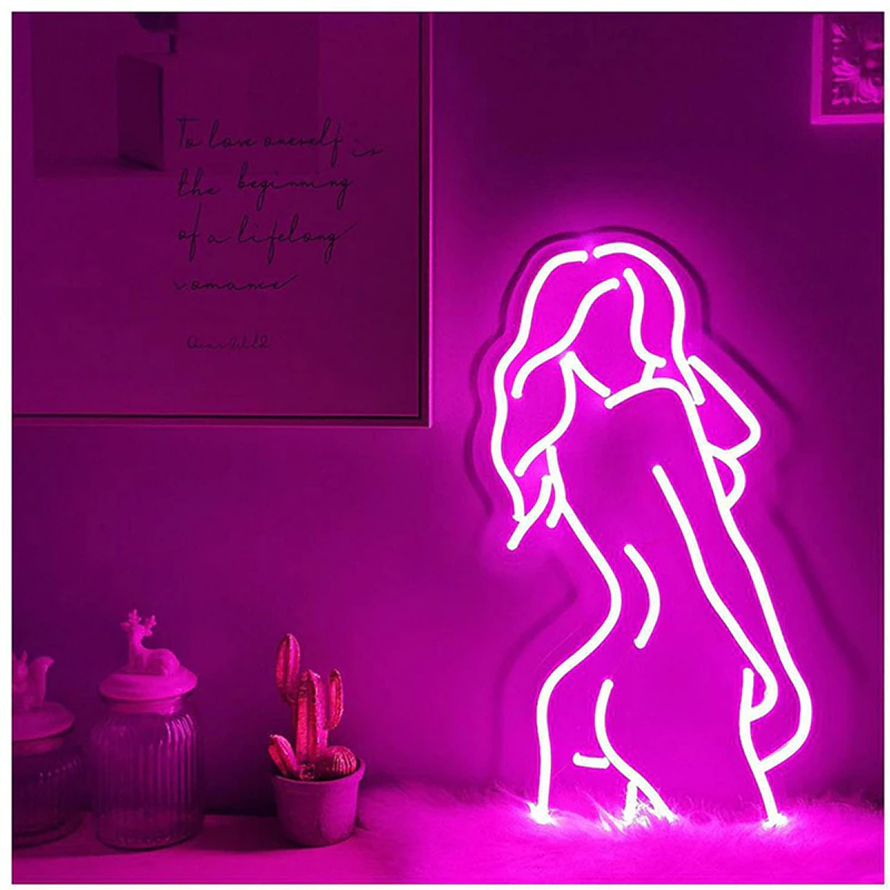 Beauty Pose Neon Sign