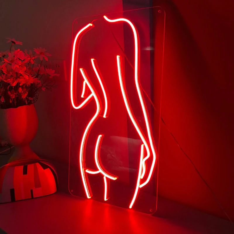 Naked Girl Neon Sign