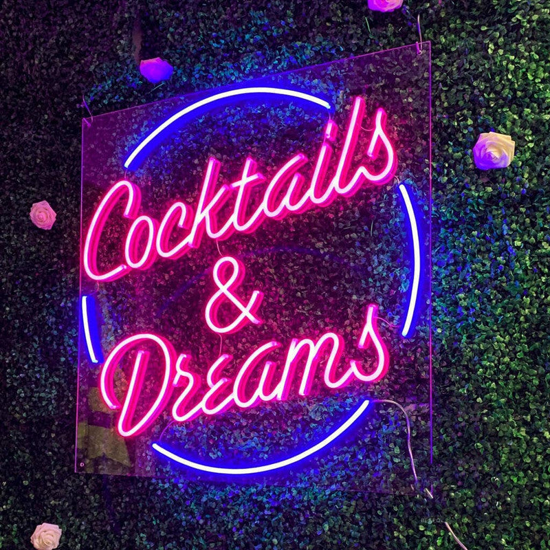 Cocktails & Dream Neon Sign