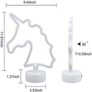 LED Neon Sign Desk Lights & Unicorn Night Light