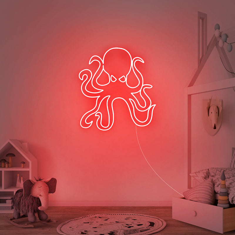 Octopus Neon Sign