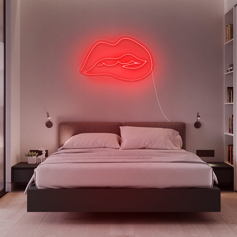 Desire Lips Neon Sign