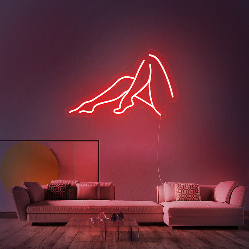 Female Legs Neon Sign