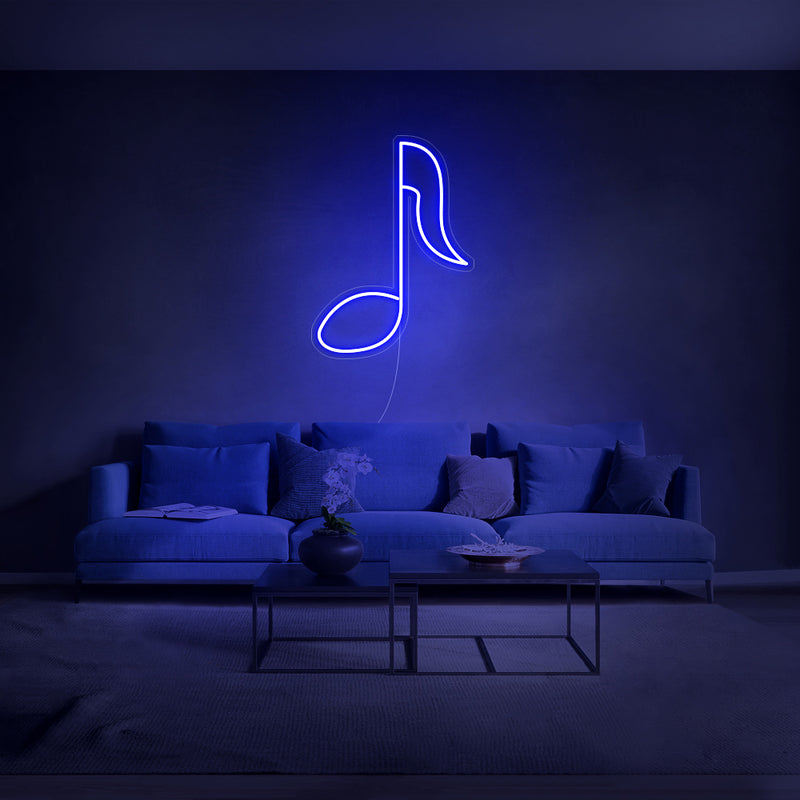 Mini Music Note 2 Neon Sign