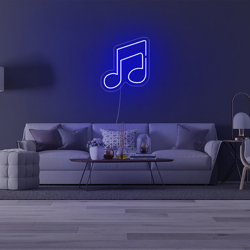 Mini Music Note Neon Sign