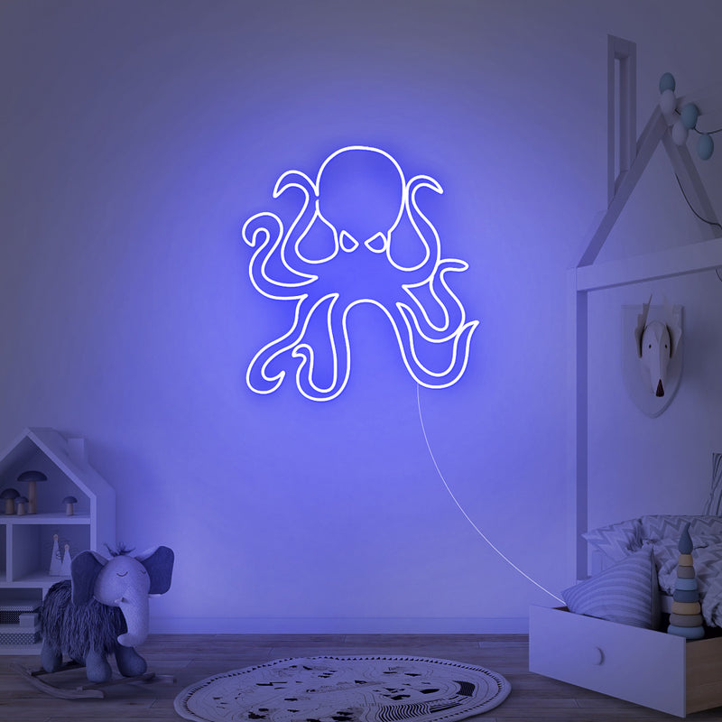 Octopus Neon Sign