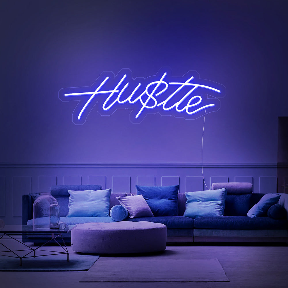 Hustle Neon Sign