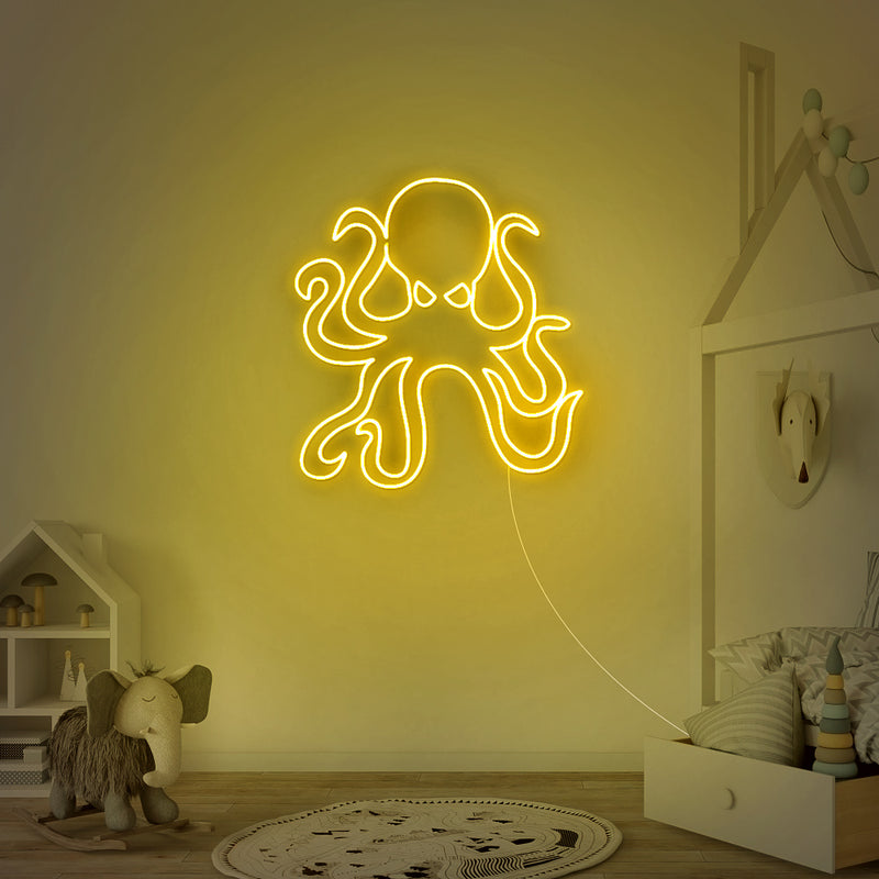 Octopus Neon Sign