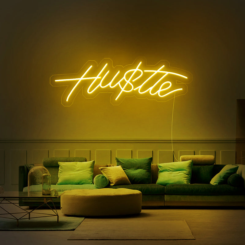 Hustle Neon Sign