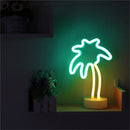 LED Neon Sign Desk Lights & Coconut Tree Night Light