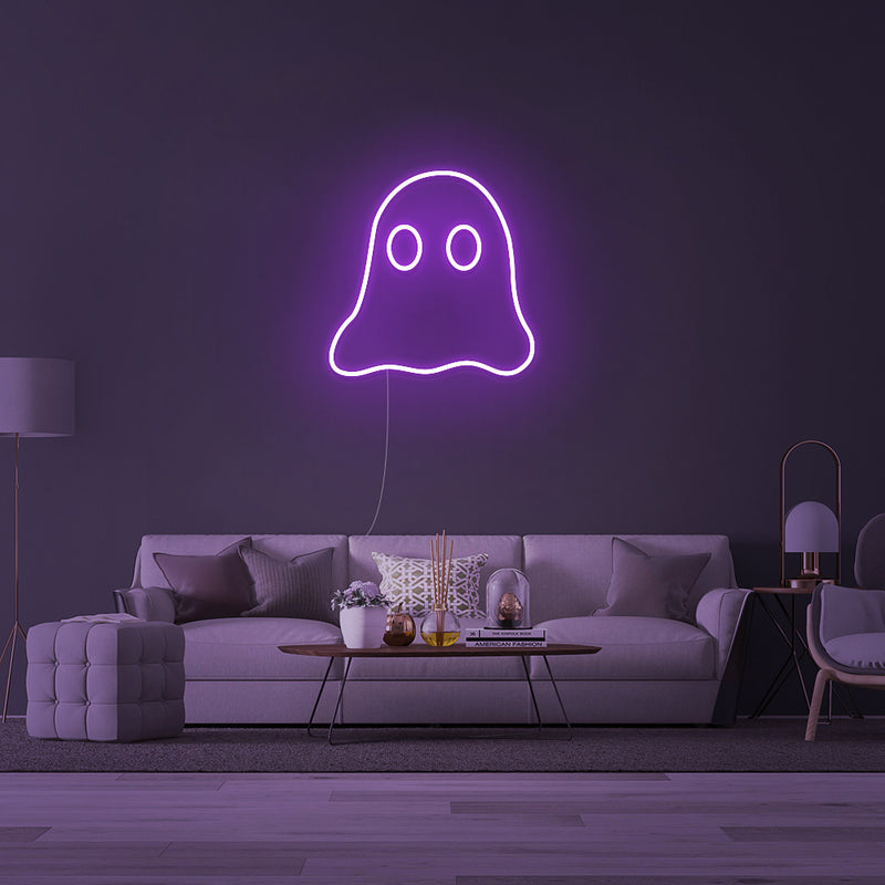 Mini Ghost Neon Sign