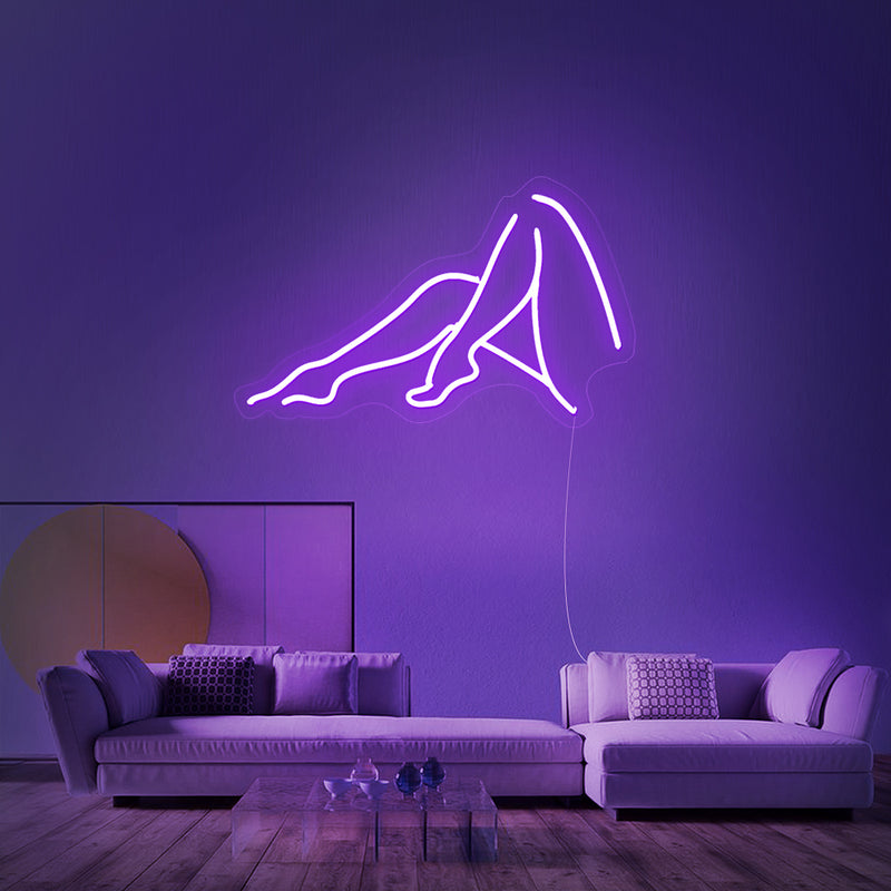 Female Legs Neon Sign