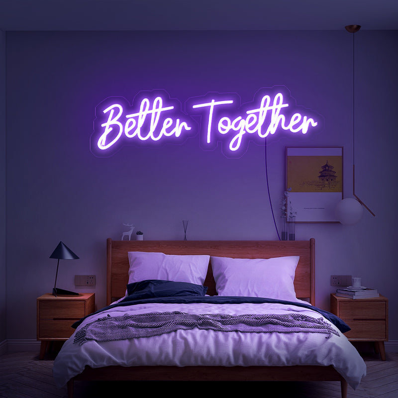 Better Together neon sign