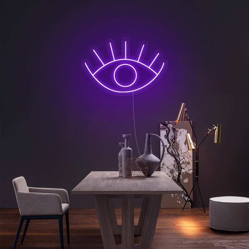 Eyelash Neon Sign