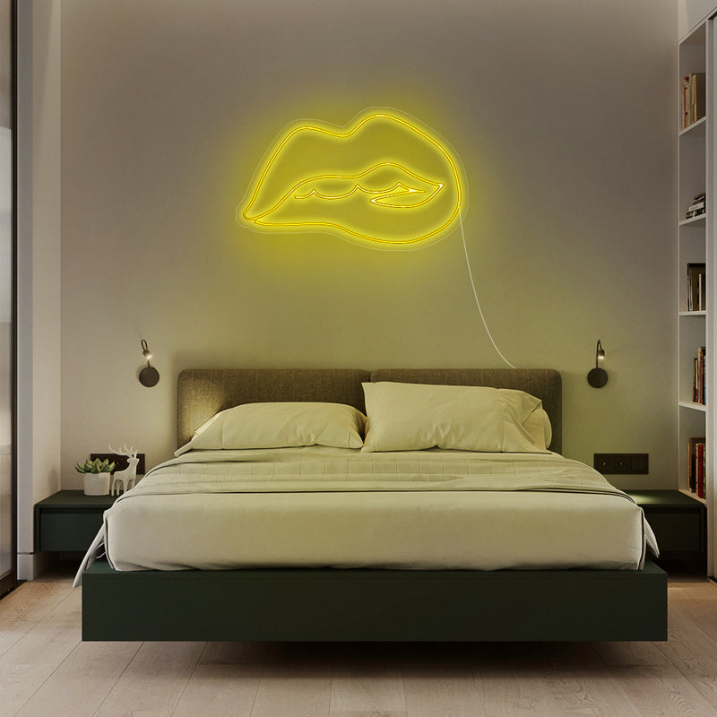 Desire Lips Neon Sign