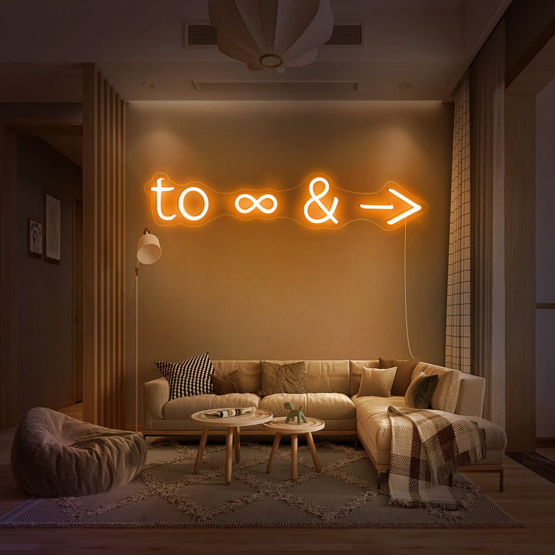 To Infinity and Beyond Neon Sign