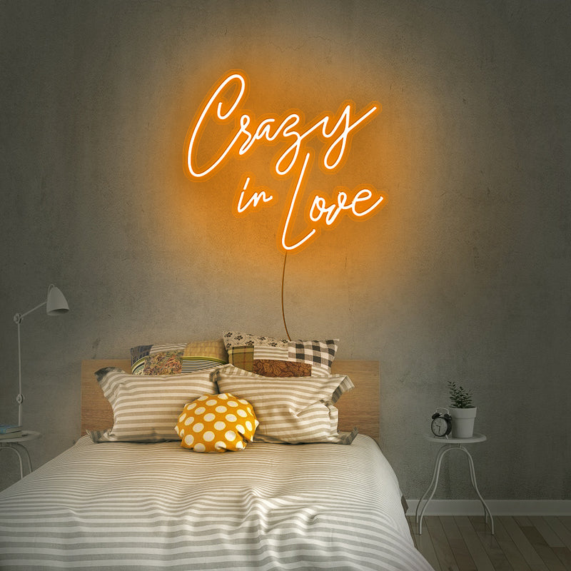 Crazy in love neon sign