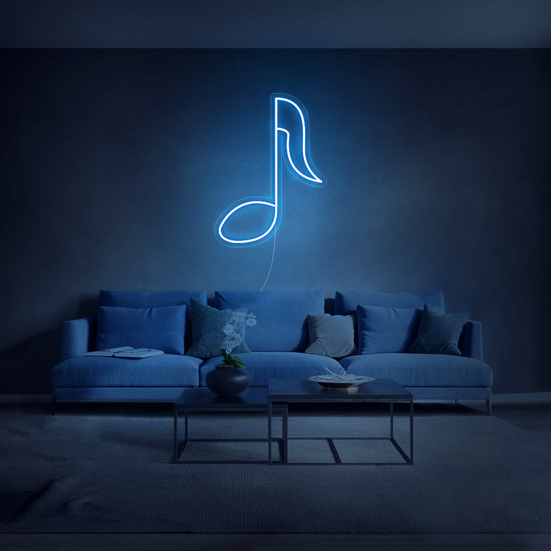 Mini Music Note 2 Neon Sign