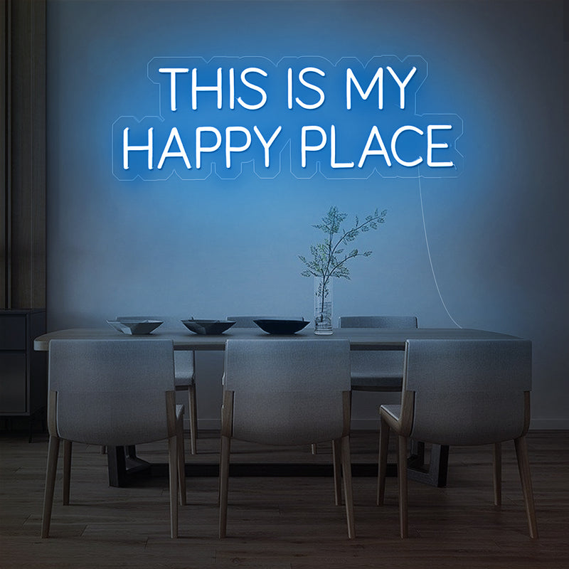 This Is My Happy Place Neon Sign