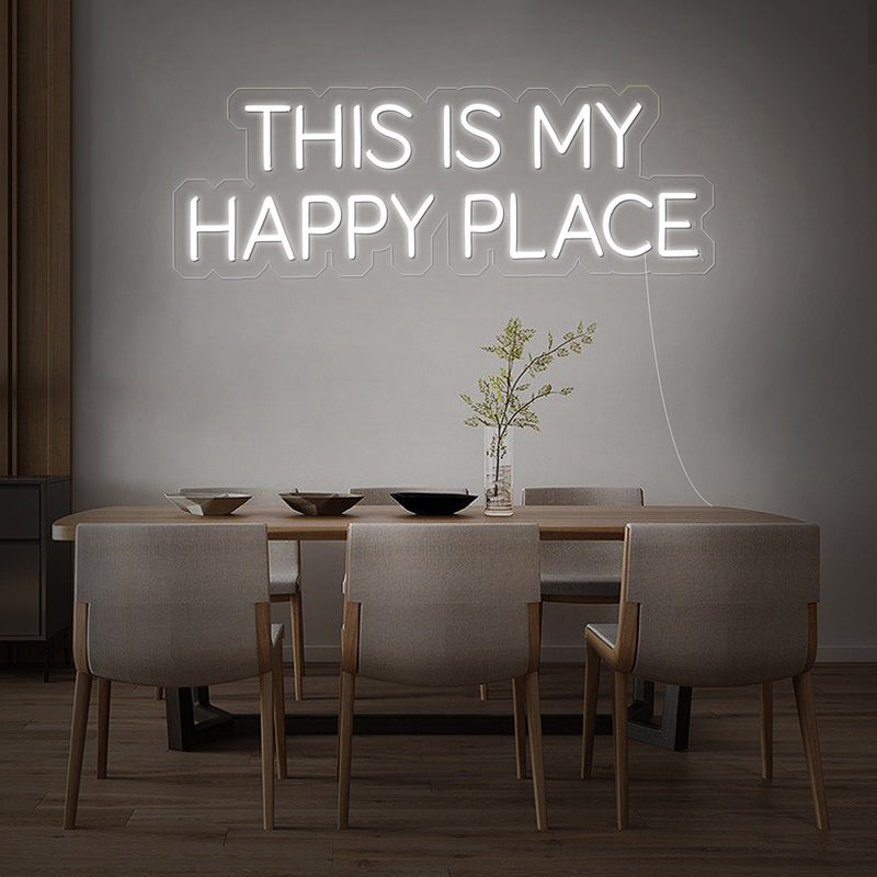 This Is My Happy Place Neon Sign