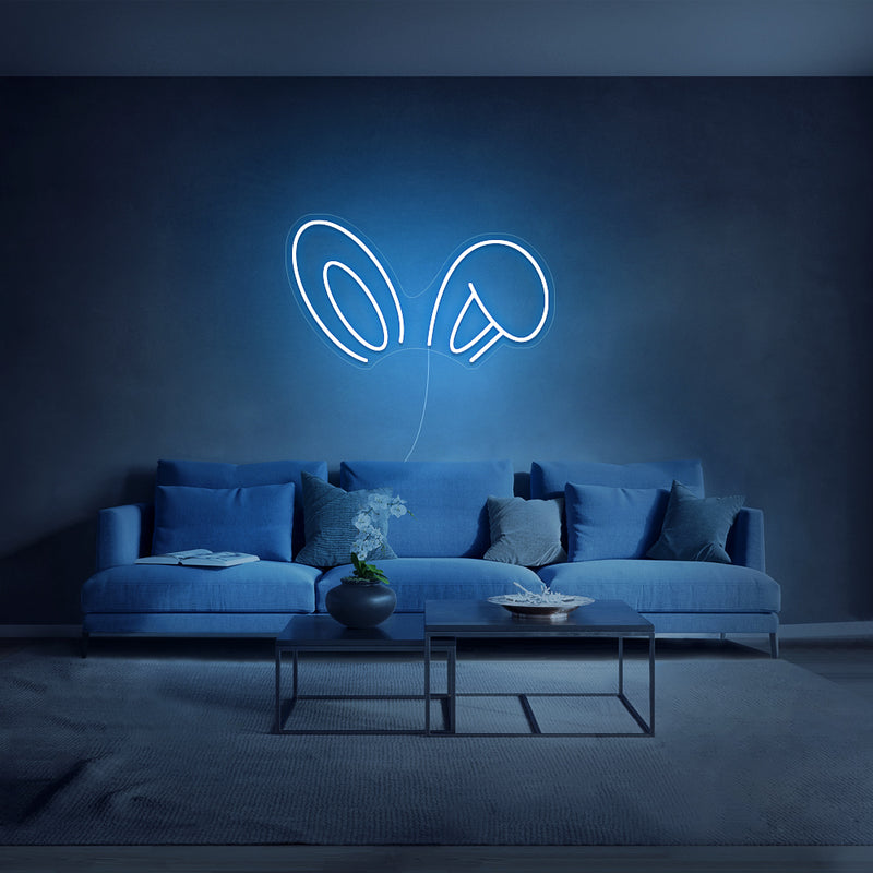 Mini Bunny Ears Neon Sign