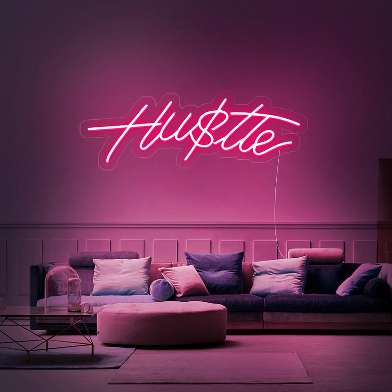 Hustle Neon Sign