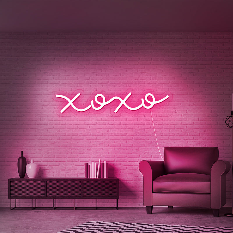 xoxo led neon sign