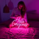 Hello Gorgeous 2 Neon Sign