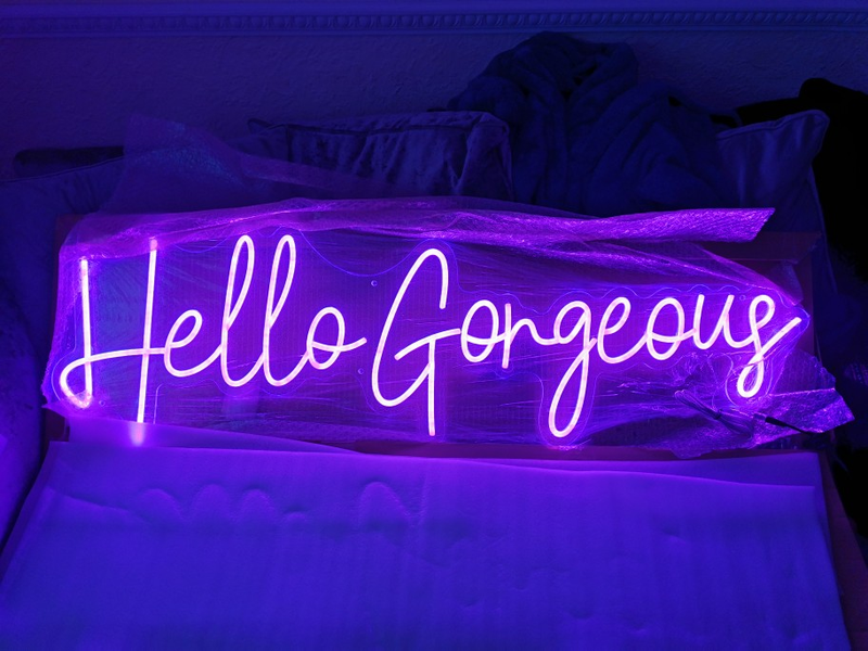 Hello Gorgeous Neon Sign